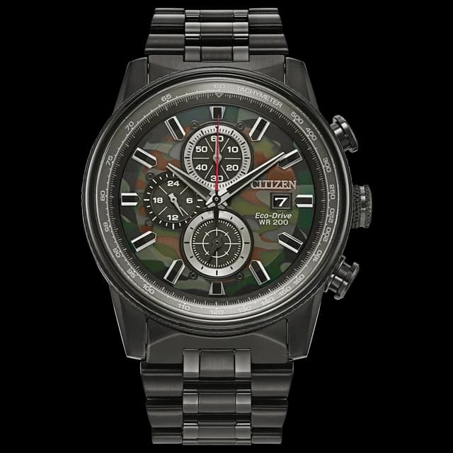 Reloj de hombre metalico Nighthawk Eco-drive CITIZEN